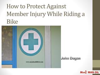 How to Protect Against Member Injury While Riding a Bike