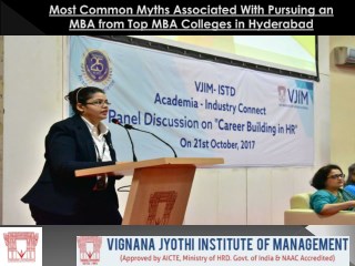 Most Common Myths Associated With Pursuing an MBA from Top MBA Colleges in Hyderabad