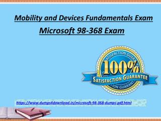 Microsoft 98-368 Exam Best Study Guide - 98-368 Exam Questions Answers