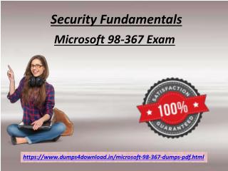 Download Free Latest 98-367 Exam Dumps Question & Answer