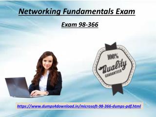 How To Pass Microsoft 98-366 Exam In Easy Way - Dumps4Download.in