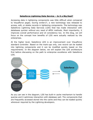 Salesforce Lightning Data Service â€“ Is it a Big Deal?