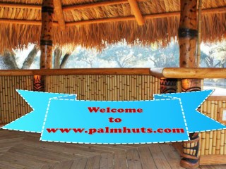 Palm Huts at Big Kahuna Tiki Huts
