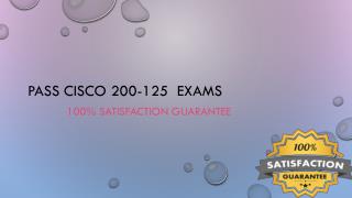 200-125 Real Exams Questions & Answers