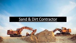 Sand & Dirt Contractor