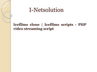 Icefilms clone | Icefilms scripts - PHP video streaming script