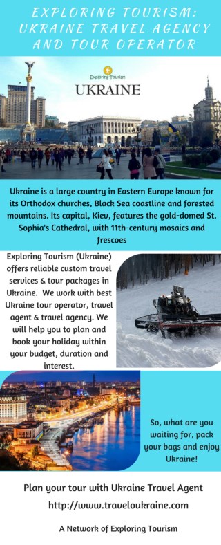 Exploring Tourism: Ukraine Travel Agency & Tour Operator