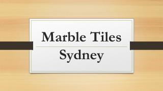 Marble Tiles Sydney