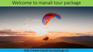 tour packages to manali