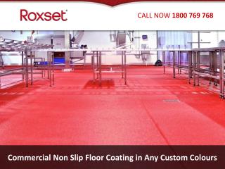 Commercial Non Slip Floor Coating in Any Custom Colours