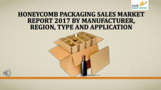 Honeycomb Packaging Sales Market Report 2017 by Manufacturer, Region, Type and Application