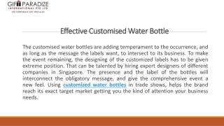 Effective Customised Water Bottle