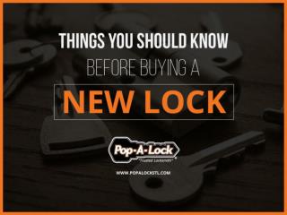 Buying a New Lock - Tips from An Expert Locksmith in St Missouri