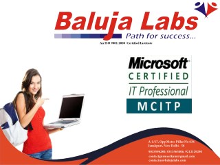 Mcitp course in janakpuri, New Delhi