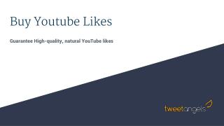 Buy Youtube Likes - TweetAngels