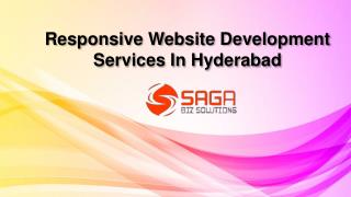 Responsive Web Design Company in Hyderabad, Responsive Website Development Services Hyderabad â€“Saga Bizsolutions