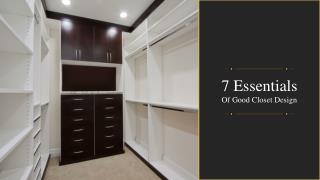 7 Things You Need To Know Before Designing A Closet