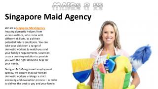 Maid Agency In Singapore