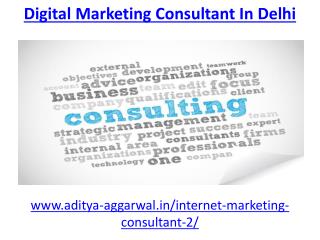 Best digital marketing consultant in delhi