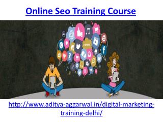 Which is the best online seo training course