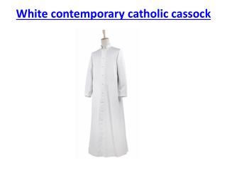 contemporary catholic cassock - PSG Vestments