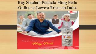 Buy Shadani Pachak: Hing Peda Online at Lowest Prices in India