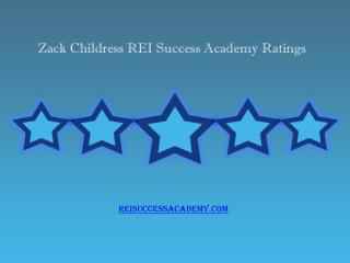 Zack childress rei success academy ratings