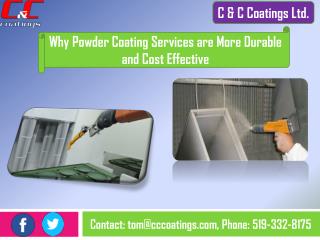 Why Powder Coating Services are More Durable and Cost Effective