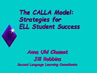 The CALLA Model: Strategies for ELL Student Success