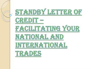 How Can Standby Letter of Credit Help you in your Business?