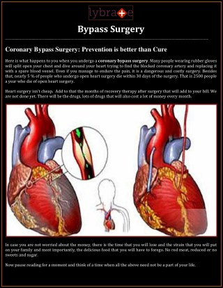 Bypass Surgery - Lybrate