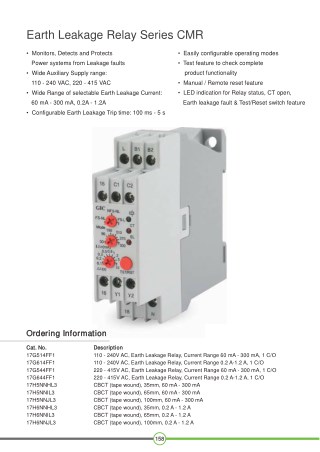 Earth Leakage Relay Buy Elr With Cbct Earth Leakage Relay With Cbct Zct Product On Alibaba Com