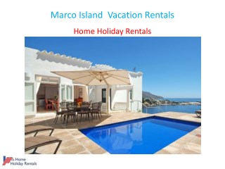 Marco Island Vacation Rentals