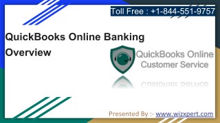 QuickBooks Online Banking Overview