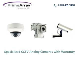 Specialized CCTV Analog Cameras with Warranty