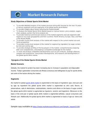 Sports Drinks market factors affecting the market growth for other beverage sector recorded, analyze