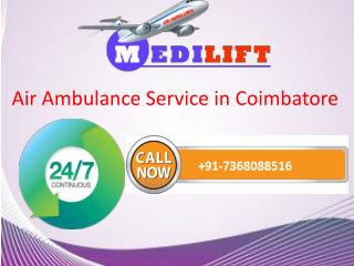 Best Emergency Air Ambulance Service in Coimbatore
