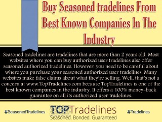 Buy Seasoned tradelines From Best Known Companies In The Industry