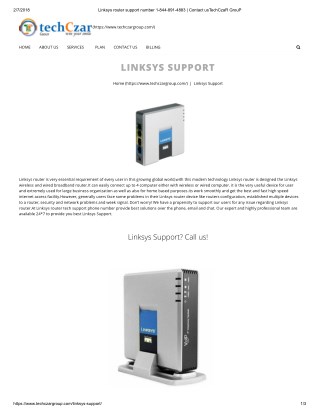 Easy way to get linksys router 1844-891-4883 phone number