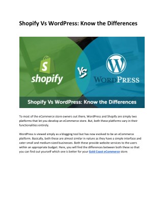 Shopify VS WordPress : Let the Battle Begin!!!