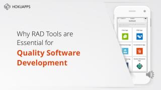 Quality App (Software) Development Using HokuApps RAD Tools