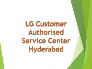 LG Customer Service Center in Hyderabad