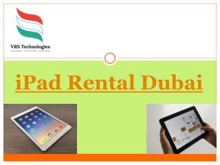 iPad Rental Dubai