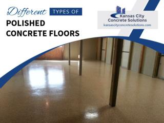 Different Types of Polished Concrete in Kansas City