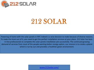 Solar Panels New York | Solar Power Installation Brooklyn NY