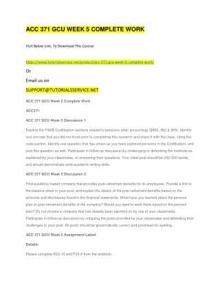 ACC 371 GCU WEEK 5 COMPLETE WORK