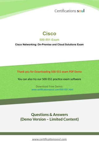 Cisco 500-006 Exam Questions and Answers