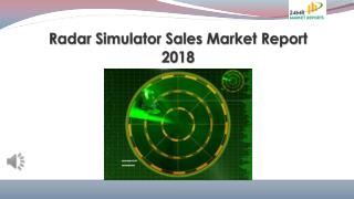 Radar Simulator Sales Market Report 2018