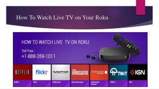 How To watch Live TV on your Roku