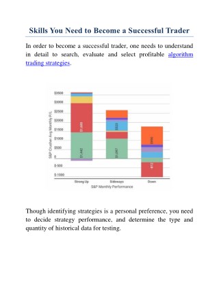 Skills You Need to Become a Successful Trader